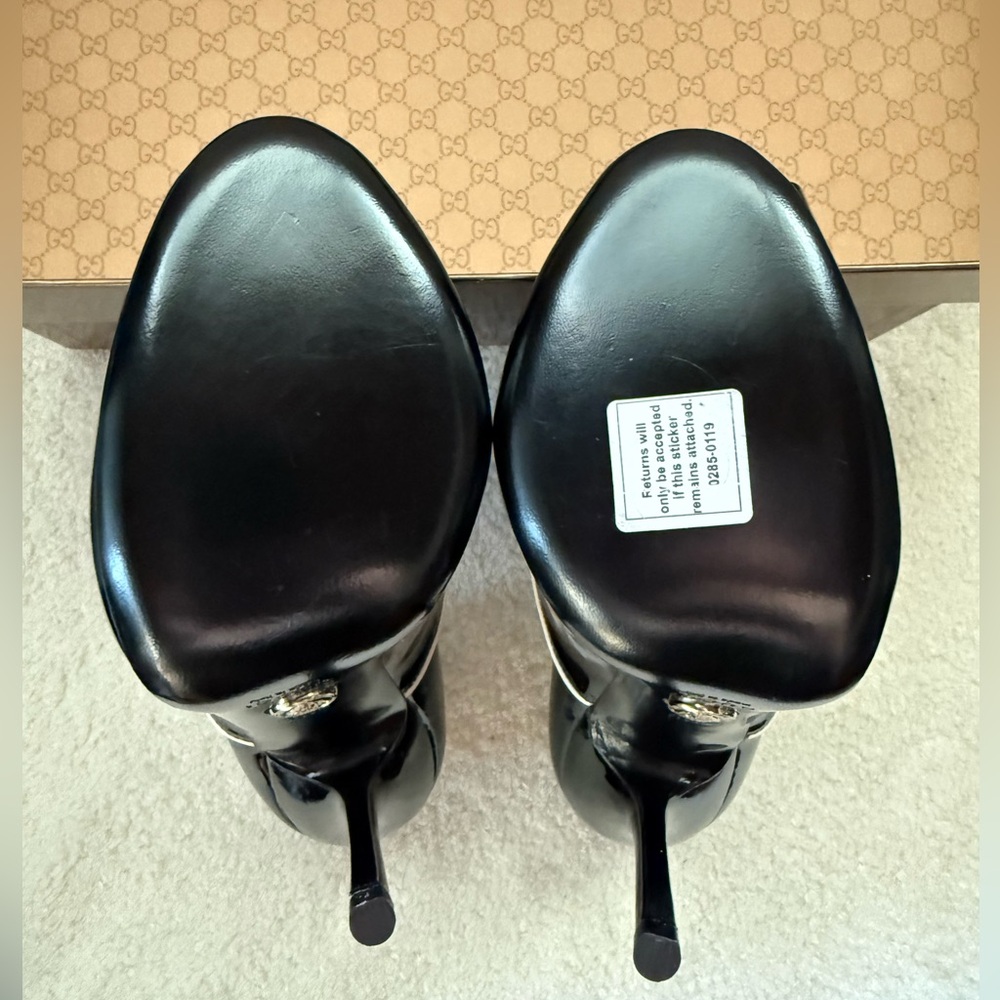 Gucci Black Patent Leather Heels - Picture 7 of 13